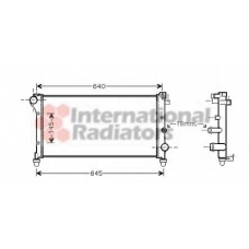 17002292 VAN WEZEL Радиатор, охлаждение двигателя