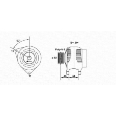 063321426010 MAGNETI MARELLI Генератор
