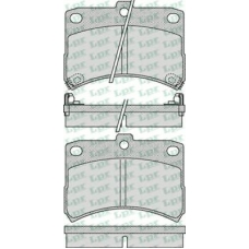 05P1035 LPR Комплект тормозных колодок, дисковый тормоз