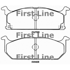 FBP1443 FIRST LINE Комплект тормозных колодок, дисковый тормоз