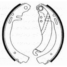 153-303 CIFAM Комплект тормозных колодок