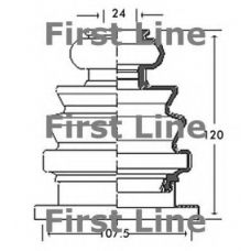FCB2682 FIRST LINE Пыльник, приводной вал