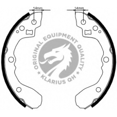 BS1161 QH Benelux Комплект тормозных колодок