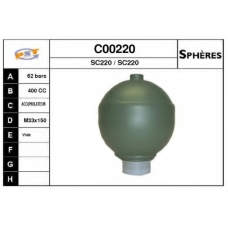 C00220 SNRA Гидроаккумулятор, подвеска / амортизация