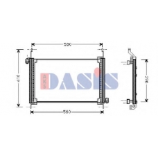 082340N AKS DASIS Конденсатор, кондиционер