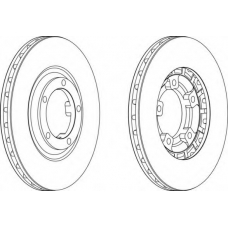 DDF461-1 FERODO Тормозной диск