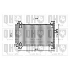 QCN421 QUINTON HAZELL Конденсатор, кондиционер