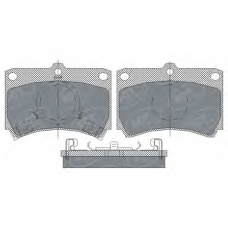 SP 239 PR SCT Комплект тормозных колодок, дисковый тормоз