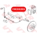 VW2002BS VTR Датчик абс задний, двусторонний
