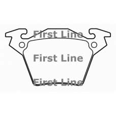 FBP3297 FIRST LINE Комплект тормозных колодок, дисковый тормоз