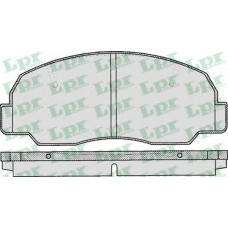 05P314 LPR Комплект тормозных колодок, дисковый тормоз