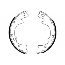 S857 SIMER Комплект тормозных колодок