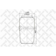 90-07160-SX STELLOX Кожух пневматической рессоры