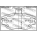 2401-LOGF FEBEST Комплект тормозных колодок, дисковый тормоз