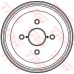 DB4098 TRW Тормозной барабан