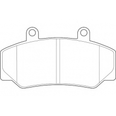 WBP21232A WAGNER LOCKHEED Комплект тормозных колодок, дисковый тормоз