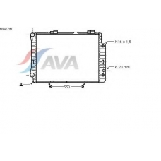 MSA2190 AVA Радиатор, охлаждение двигателя