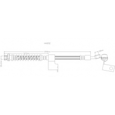 2786 REMKAFLEX Тормозной шланг