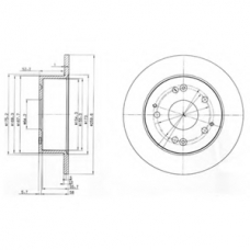 BG3745 DELPHI Тормозной диск