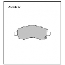ADB3757 Allied Nippon Тормозные колодки