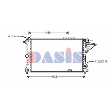 150570N AKS DASIS Радиатор, охлаждение двигателя