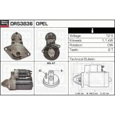 DRS3836 DELCO REMY Стартер