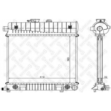 10-25221-SX STELLOX Радиатор, охлаждение двигателя