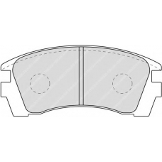 FDB940 FERODO Комплект тормозных колодок, дисковый тормоз