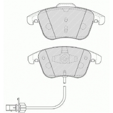 13-0460-7256-2-SET-MS MASTER-SPORT Комплект тормозных колодок, дисковый тормоз
