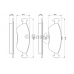 0 986 461 137 BOSCH Комплект тормозных колодок, дисковый тормоз