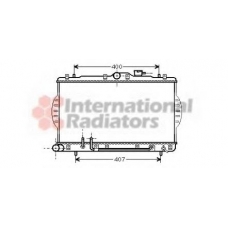 82002034 VAN WEZEL Радиатор, охлаждение двигателя