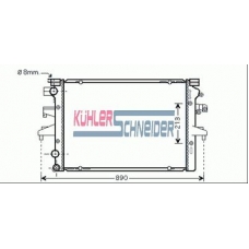 1310061 KUHLER SCHNEIDER Радиатор, охлаждение двигател