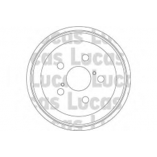 DB4182 TRW Тормозной барабан