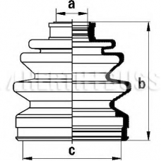 J2865008 NIPPARTS Комплект пылника, приводной вал