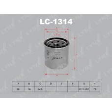 LC-1314 LYNX Фильтр масляный