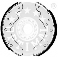 BB-2141 OPTIMAL Комплект тормозных колодок