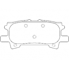 MDB2572 MINTEX Комплект тормозных колодок, дисковый тормоз