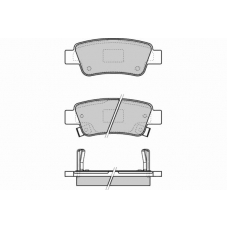12-1353 E.T.F. Комплект тормозных колодок, дисковый тормоз