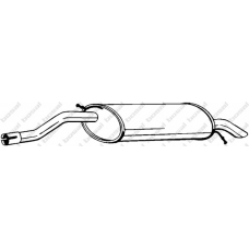 278-527 BOSAL Глушитель выхлопных газов конечный