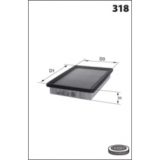 ELP9120 MECAFILTER Воздушный фильтр