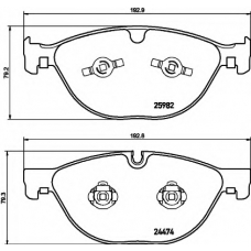 MDB3376 MINTEX Комплект тормозных колодок, дисковый тормоз
