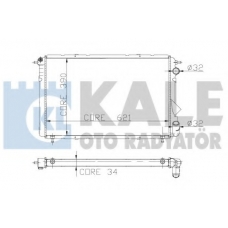 217300 KALE OTO RADYATOR Радиатор, охлаждение двигателя