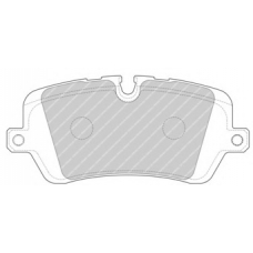 FDB4678 FERODO Комплект тормозных колодок, дисковый тормоз