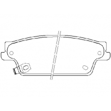 MDB2378 MINTEX Комплект тормозных колодок, дисковый тормоз