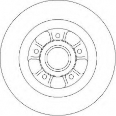 DF4227 TRW Тормозной диск