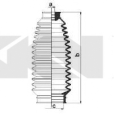83678 SPIDAN Пыльник, рулевое управление