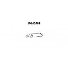 PG45601 VENEPORTE Средний глушитель выхлопных газов