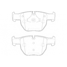 WBP23397A WAGNER LOCKHEED Комплект тормозных колодок, дисковый тормоз