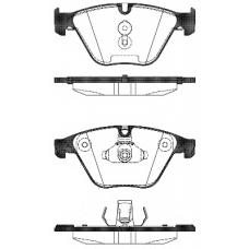 1496.00 REMSA Комплект тормозных колодок, дисковый тормоз