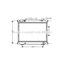 SZA2039 Prasco Радиатор, охлаждение двигателя